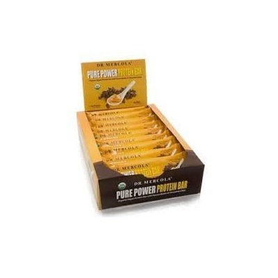 Dr. Mercola Pure Power Organic Protein Bar Vegan Peanut Butter & Chocolate Chips 12 Bars