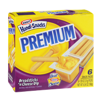 Kraft Handi Snacks Premium Breadsticks 'n Cheese Dip Snack Packs - 6 CT