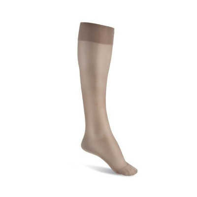 Sigvaris Women's Sheer Fashion 15-20 mmHg Closed Toe Knee High Sock Size: B (7.5-9.5), Color: Natural 33