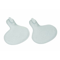 Steins 768-1112-0001 Silic Metatarsal Pad with Toe Separator, Clear, Large/extra Large