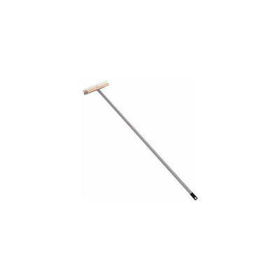 Cequent Laitner Company 918 8 inch Deck Scrub Brush With Metal Handle