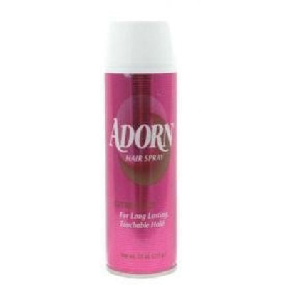 ADORN Hair Spray: Extra Hold for Long Lasting, Touchable Hold 7.5 Oz