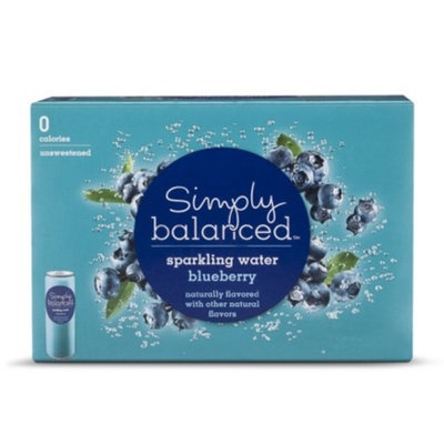 Simply Balanced Sparkling Blueberry 8pk 12oz