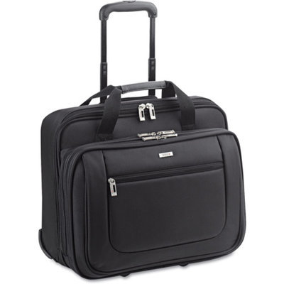 Solo PT1364 Rolling Laptop Portfolio 17inx9inx14in Black
