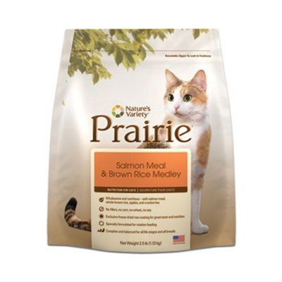 Prairie Salmon Meal & Brown Rice Medley Dry Cat Food by Nature's Variety, 6-Pound Bag