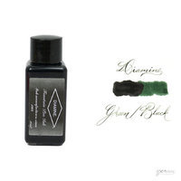 Diamine 30 ml Bottle Fountain Pen Ink, Green/Black