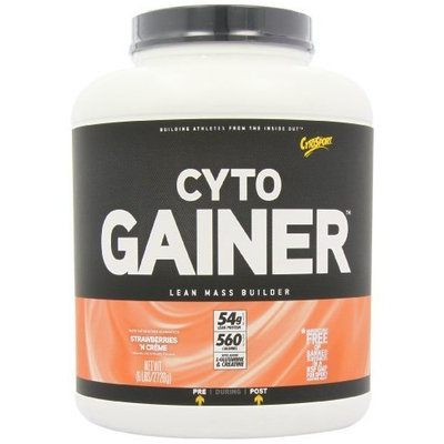 CytoSport Cyto Gainer Protein Drink Mix, Strawberries and Creme, 6 Pound
