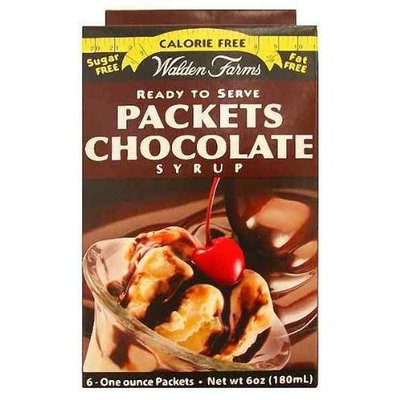 Walden Farms Chocolate Syrup Packets (Six 1 Oz. Packets)
