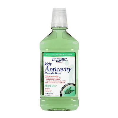 Equate Kids' Anticavity Mint Flavor Fluoride Rinse