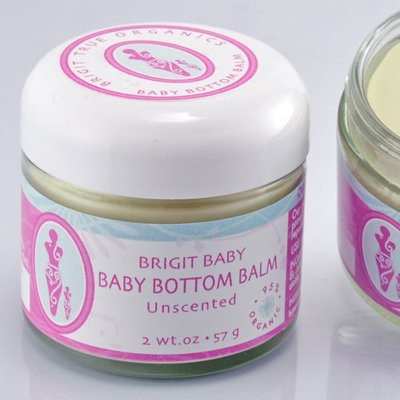 Brigit True Organics- Baby Bottom Balm, 2.0 oz. (95% ORGANIC)