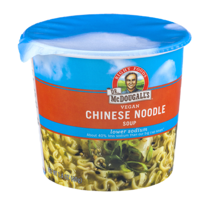 Dr. McDougall's Right Foods Lower Sodium Vegan Soup Chinese Noodle