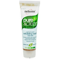 Nelson Pure and Clear Face Wash Exfoliating Wash Apricot Seed Acne Care 125 Milliliters