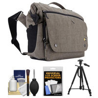 Case Logic Reflexion Digital SLR Camera & Tablet Medium Messenger Bag (Morel) with Tripod + Accessory Kit