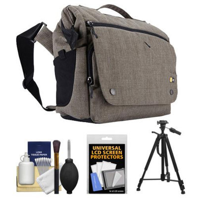 Case Logic Reflexion Digital SLR Camera & Tablet Medium Messenger Bag (Morel) with Tripod + Accessory Kit