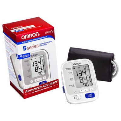 Omron 5 Series Upper Arm Blood Pressure Monitor, Model BP742N, Cuff that fits Standard and Large Arms, 1 ea