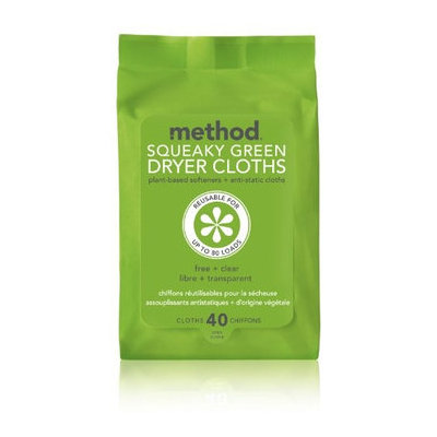 method products dryer sheets sweet water squeaky green
