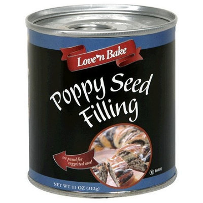 Love 'N Bake Poppy Seed Filling, 11-Ounce Can (Pack of 6)