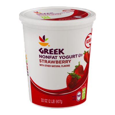 Ahold Greek Nonfat Yogurt Strawberry