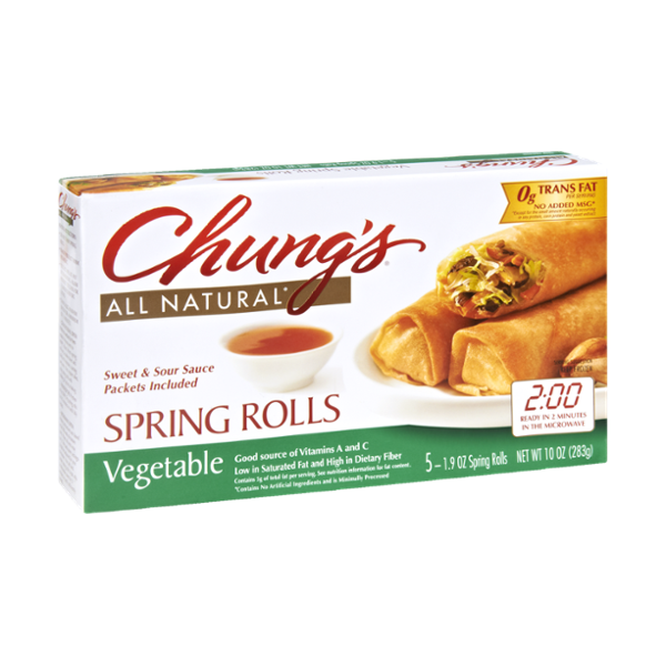 Chung's Vegetable Spring Rolls 5 CT Reviews 2019