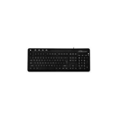 Compucessory COMPUCESSORY Corded Keyboard, 18-5/8x7-1/2x1-1/3, Black