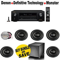 Electronics Expo Denon AVRX3200W 7.2 Channel Full 4K Ultra HD A V Receiver with Bluetooth and Wi Fi 5 Definitive Te