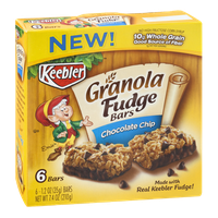 Keebler Granola Fudge Bars Chocolate Chip