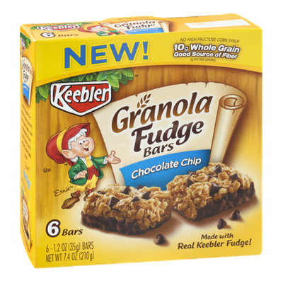 Keebler Granola Fudge Bars Chocolate Chip