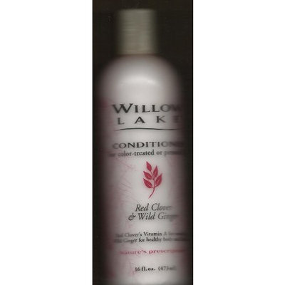 Willow Lake Conditioner Red Clover and Wild Ginger for Color Treated and Permed Hair 16oz