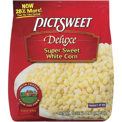 Placeholder Pictsweet Deluxe Super Sweet White Corn, 18 oz