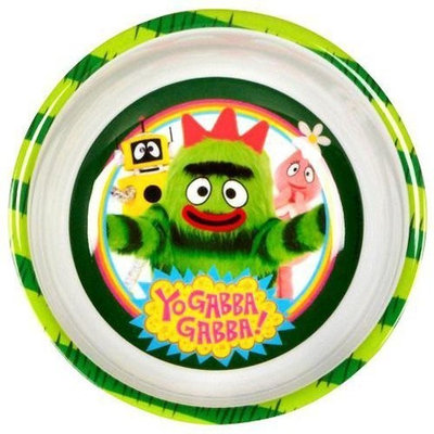 3 Piece Yo Gabba Gabba Bowl and Fork and Spoon Set