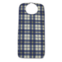 Drive Medical Drive Plaid Lifestyle Flannel Bib - Medium