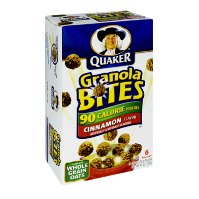 Quaker Life® 90 Calorie Pouches Cinnamon Granola Bites