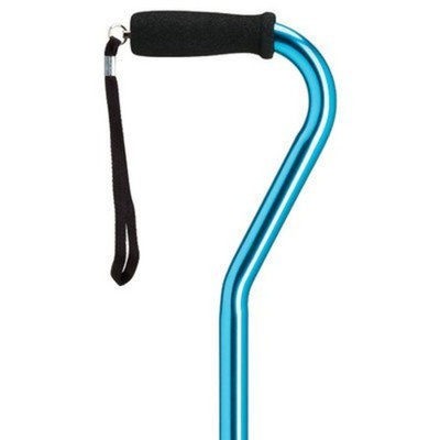 Harvy Ladies Adjustable Center Balance Offset Cane Blue -Affordable Gift! Item #HAR-9051002