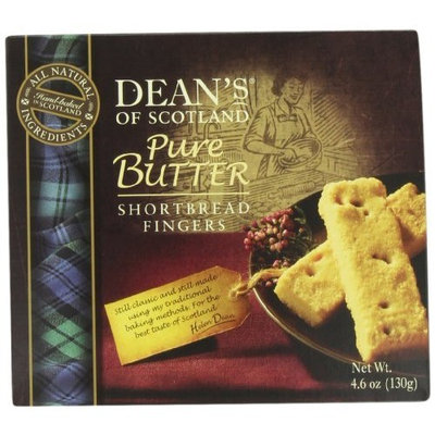 Brands of Britain Dean's of Scotland Pure Butter Shortbread Fingers, 4.6 oz 6 count (Pack of 5)