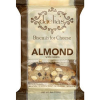 Daelia's Biscuits for Cheese Almond with Raisins, 4-Ounce (Pack of 4)