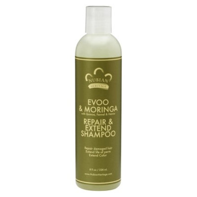 Nubian Heritage EVOO & Moringa Repair and Extend Shampoo - 8 fl oz