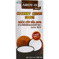 AROY-D 100% PURE Coconut Cream, 33.8 Oz package (3-pack)