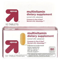 Up & Up Women's 50+ Multivitamin Tablets 50-pk.