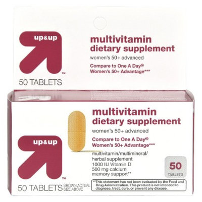 Up & Up Women's 50+ Multivitamin Tablets 50-pk.