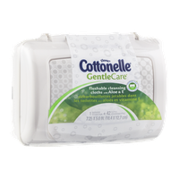 Kleenex Cottonelle GentleCare Flushable Cleansing Cloths with Aloe & E - 42 CT