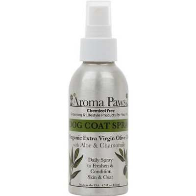 Aroma Paws Dog Coat Spray, 4.5-Ounce, Olive Oil