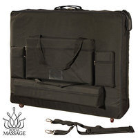 Royal Massage 28 Width Deluxe Black Universal Massage Table Carry Case w/Wheels