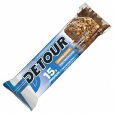 Forward Foods Detour Low Sugar Bars, Chocolate Chip Caramel, 43 Grams (Pack of 9)