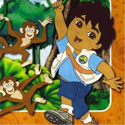 Party America Go, Diego, Go! Lunch Napkins, 16ct