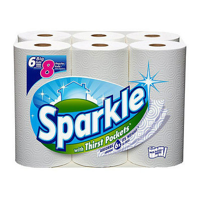 Sparkle Pick-A-Size White Paper Towels