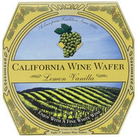 Sacramento Cookie Factory California Wine Wafer, Lemon Vanilla, 7-Ounces Boxes (Pack of 3)