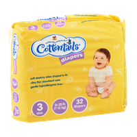 Cottontails Size 3 Diapers (16-28 lb) - 32 CT