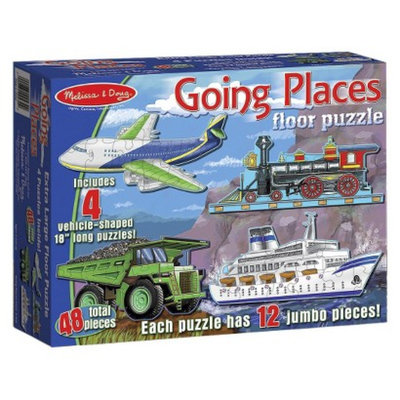 Melissa & Doug Going Places 48-pc. Floor Puzzle Set of 4