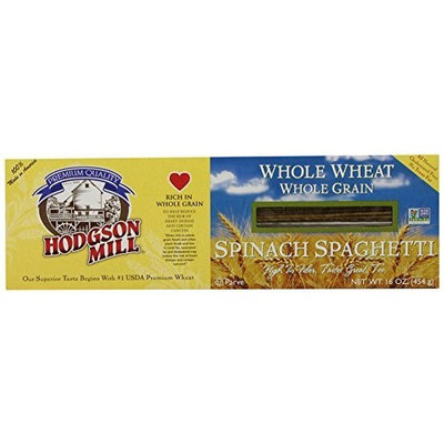 Hodgson Mill Whole Wheat Spinach Spaghetti, 16-Ounce (Pack of 12)
