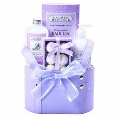 Stringer's Baskets Purple Spa Tote, 1 ea